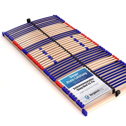 Schlummerparadies FIX SLEEP BEST 42 Lattenrost 140x200 cm, Buche – Federholzrahmen aus Buchenholz