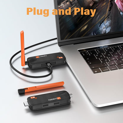 2025 HDMI Wireless TX/RX 4K - Set bis 6 Empfänger, 50m