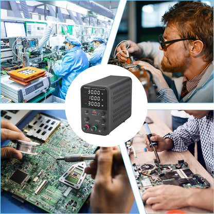 NANKADF Labornetzteil DC Netzgerät 0-30V 10A - Regelbar