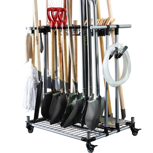 QTJH Gartengeräteaufbewahrungsregal - Schwerlast Mehrzweck