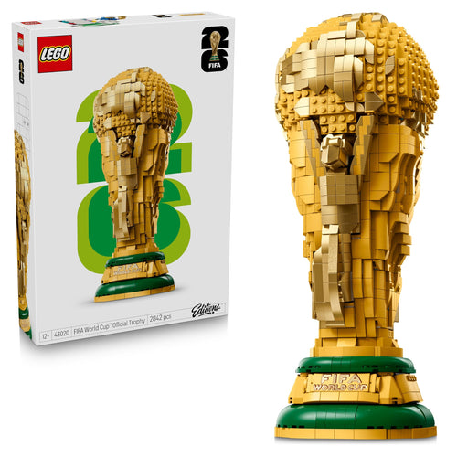 LEGO Editions FIFA Fussball-Weltmeisterschaft Pokal 43020 Bauset mit goldener Oberfläche und zwei Figuren