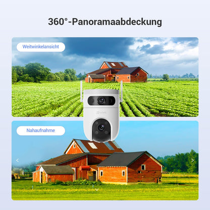 EZVIZ H9c 5MP Dual Pan & Tilt WLAN Kamera Aussen