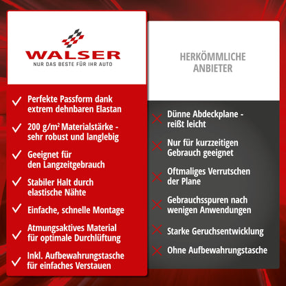 Walser Autoplane Indoor Stretch Basic - L schwarz