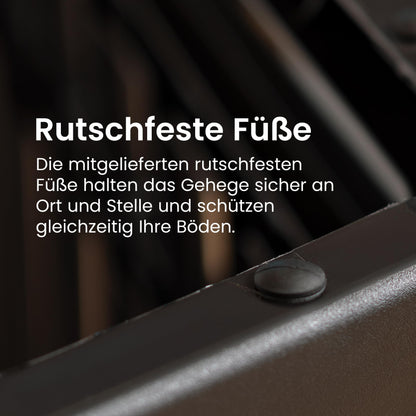 Iris Ohyama Welpenauslauf CI-604E WD – 4 Panele, H60cm Grau Indoor/Outdoor