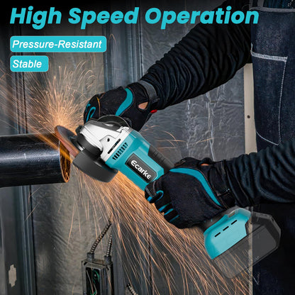 Ecarke Akku Winkelschleifer 18V Makita-kompatibel – Ohne Akku