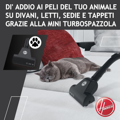 Hoover Brave BV60PET Bodenstaubsauger mit Beutel Tierhaardüse