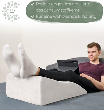WELL B4 Ergonomisches Venenkissen für Beinhochlagerung MEDIUM