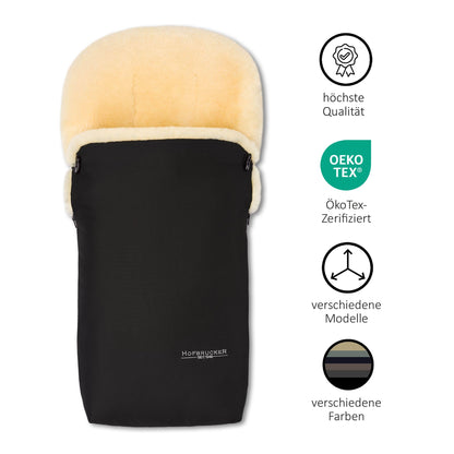 Hofbrucker Lammfell Fussack - Kinderwagen Herbst Winter Thermo