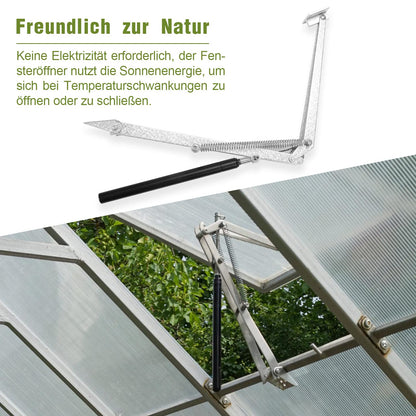 Gimisgu Gewächshaus Fensteröffner automatisch, 14 kg, 2er-Set