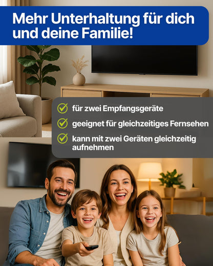 SCHWAIGER Satellitenschüssel Ø 60cm Komplettset - Anthrazit