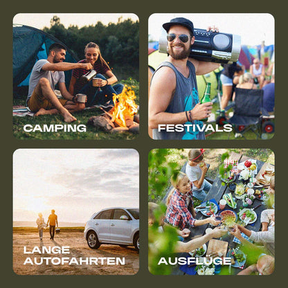 PLUG IN FESTIVALS Kompressor Gefrierbox Kühlbox - 40L
