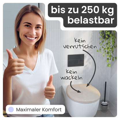instmaier Alma WC-Sitz oval mit Absenkautomatik – Bahama Beige