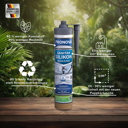 Pronova Premium Sanitär Silikon Kartusche - Bambus 280ml