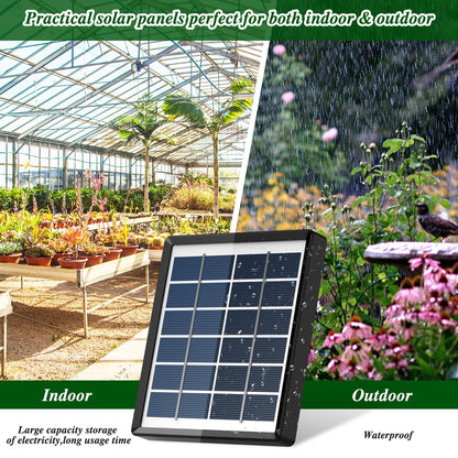 AnseTo Solar Bewässerungssystem BSV-IC007 mit 15 m Tropfschlauch