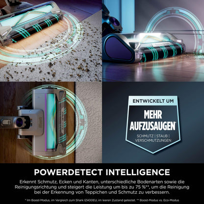 Shark PowerDetect Clean & Empty Haustier-Akku-Staubsauger - Grau