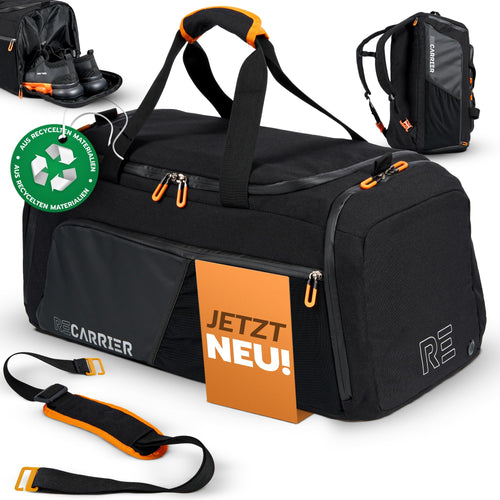RECARRIER Sporttasche RE01 50L – wasserdicht, mit Schuhfach