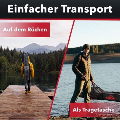 Paradox Fishing Rutentasche Rutenfutteral – 190 cm 3 Fächer