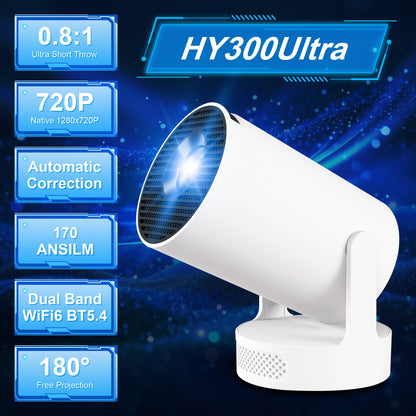 CineMax Projektor Android 11 4K Full HD Beamer - Tragbar