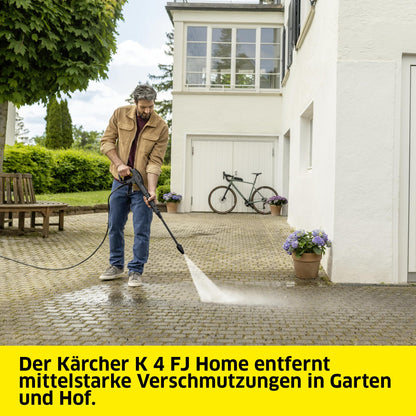 Kärcher Hochdruckreiniger K 4 FJ Home – mit Terrassenreiniger