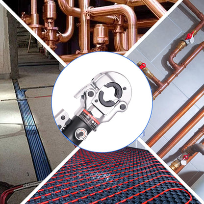 AMZCNC Profi Presszange für Rohr – V- & TH-Kontur Backenset