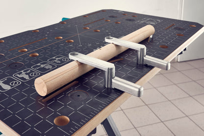 wolfcraft Master 650 Ergo Spann- und Arbeitstisch - Höhenverstellbar
