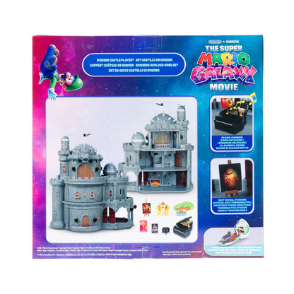Super Mario Galaxy Bowser-Schloss-Spielset mit beweglicher Mini-Figur