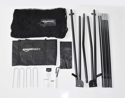 Amazon Basics Golf-Trainingsnetz tragbar - 2.44x2.44m schwarz