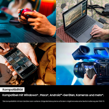 Samsung Portable SSD T9 Externe SSD - 4 TB MU-PG4T0B/EU