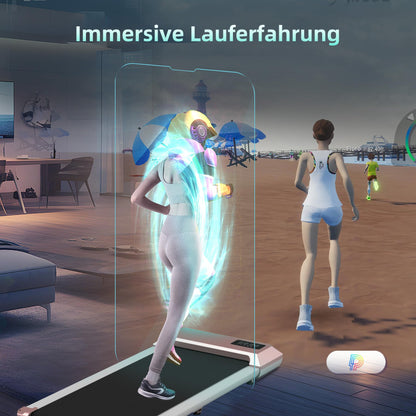 Superun Raceable Walking Pad Laufband – 2.5 PS, App & Fernbedienung