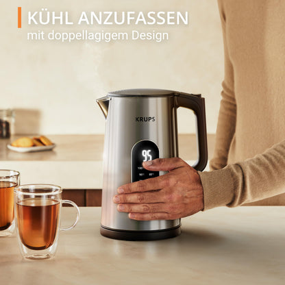 Krups Selection Wasserkocher BW871DF0, 1,7 l, 6 Temperaturen