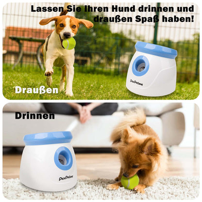 Pet Prime Automatischer Ballwerfer für kleine Hunde - Mini Weiss