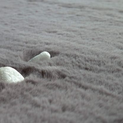 Paco Home Hochflor Teppich Shaggy Anthrazit 160x230 cm