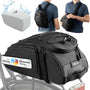 Valkental 3in1 Fahrradtasche für Gepäckträger mit Kühlfunktion, 10 L – mit Schultergurten und Reflektoren