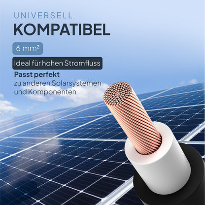 SEPO-Leitungen Solarkabel H1Z2Z2-K 6 mm² 50 m schwarz