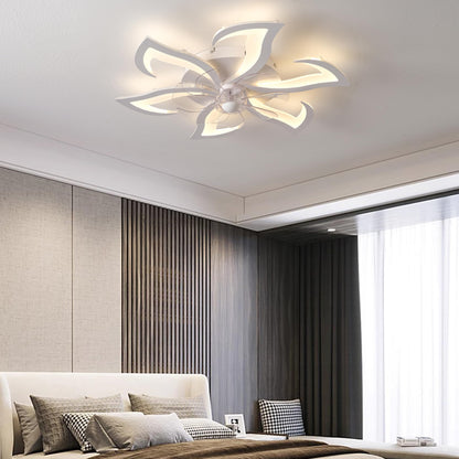 MYYCX Deckenventilator mit Beleuchtung M-CX09A, 70 cm, weiss