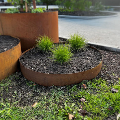 UNIGARDIA Pflanzring Cortenstahl Beeteinfassung Ø 100 cm H 20 cm