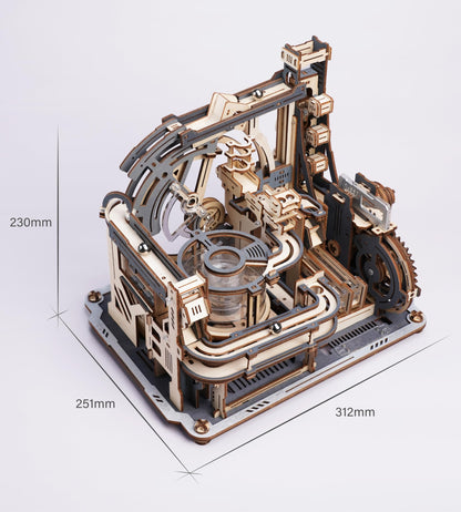 ROKR Marble Spaceport elektrische Kugelbahn 3D Puzzle - Night City 2.0 LGC01