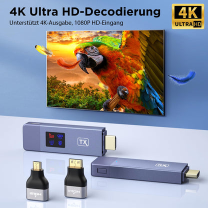 Wireless HDMI Sender Empfänger Set – 30M 2.4G/5G Plug&Play