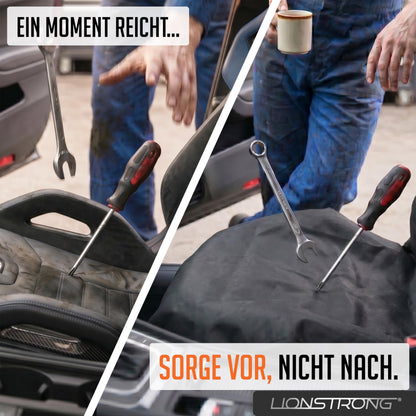 LIONSTRONG Autositzschoner Vordersitz, wasserdicht, 2 Stück