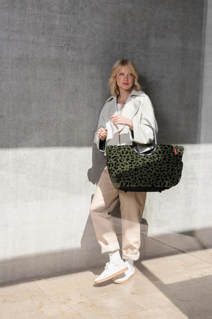 reisenthel loopshopper L Shopper teddy leo olive, 25 l