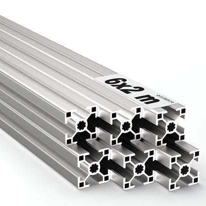 Ulber24 Aluprofil 30x30 Nut8 Typ-B - 12m Set