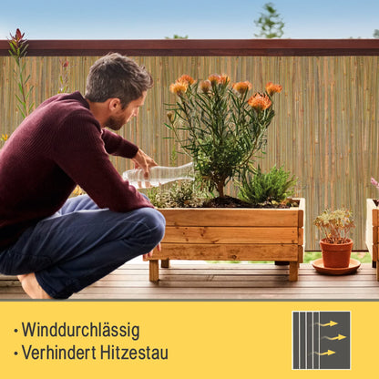 Sol Royal SolVision B89 Bambus Sichtschutz 80x600 cm für Garten