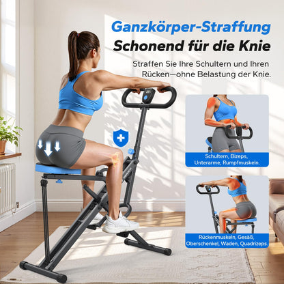 MERACH 2-in-1 Kniebeugen Rudergerät R07 - Grau