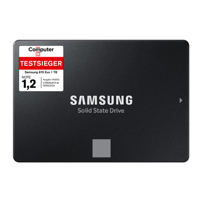 Samsung 870 EVO SATA III Interne SSD 2,5 Zoll, 1 TB - MZ-77E1T0B/EU