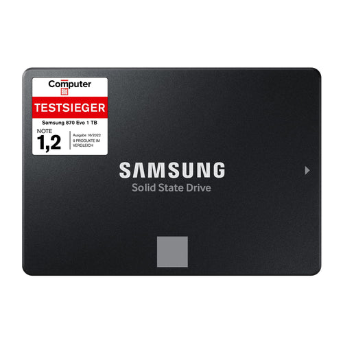 Samsung 870 EVO SATA III Interne SSD 2,5 Zoll, 1 TB - MZ-77E1T0B/EU