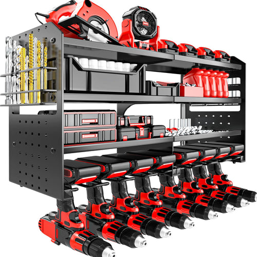VeyFolzin.st Wandorganizer Schlagbohrschrauber – Metall Schwerlast