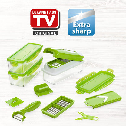 Genius Nicer Dicer Smart Gemüseschneider 14-teilig Kiwi