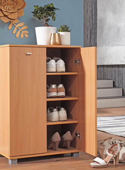 FineBuy Nimes Design Schuhschrank – Holz Modern für 12 Paar