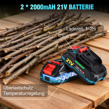 Yanhama Akku Astschere V10, elektrische Gartenschere, 50 mm