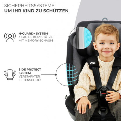 Kinderkraft XPEDITION2 I-SIZE Kindersitz 360° Reboarder Isofix Blau